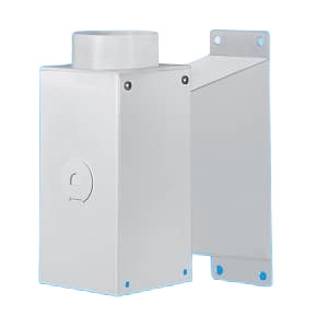 Alsident wandconsole cleanroom voor systeem 50, 63 en 75