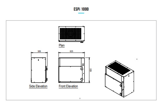 Purified Air ESPi 600 / 1000 - Afbeelding 2 Purified Air ESPi 600 / 1000 - Afbeelding 2