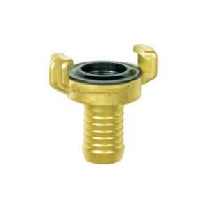 Messing snelkoppeling met slangpilaar