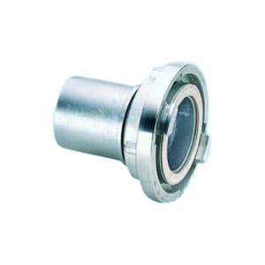 Zuig/perskoppeling, klemschaalmontage met gladde slangpilaar en borgrand