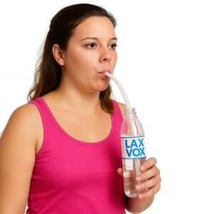 Lax Vox® slang transparant/wit 9 x 12 mm